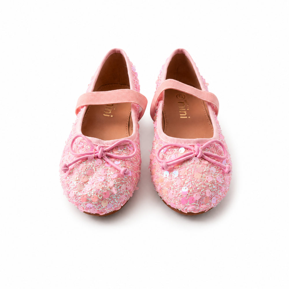 Made To Treasure Kids Ballet Flat - PINK GLITZ